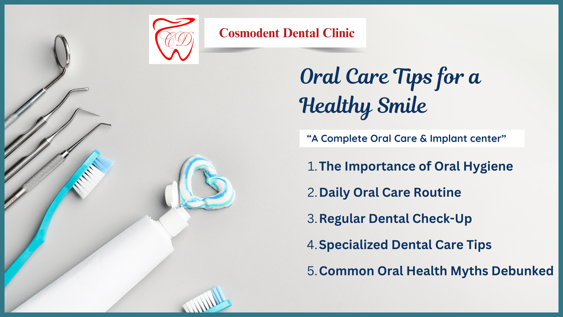 Oral care tips