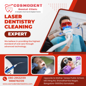 Laser dentistry cleaning